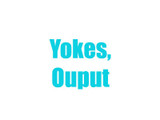 Yokes, Output 1967-1972 GM NP435, NP445